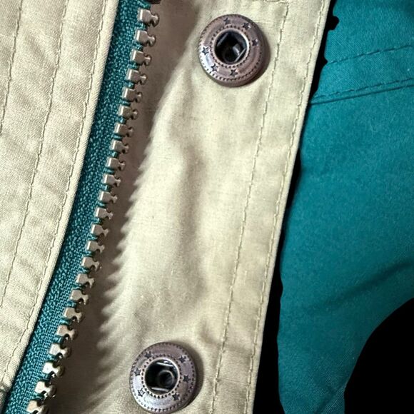 Field & Stream Mens Jacket Coat Green Pockets Zip Snap Front XXL - Picture 6 of 16